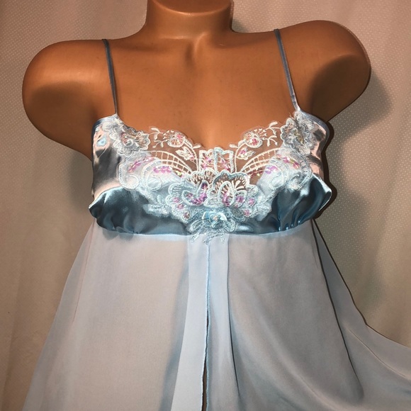 Frederick's of Hollywood Other - Fredericks of Hollywood babydoll so small blue #3